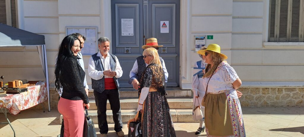 Entretien entre les représentants de Pieve Di Teco, Monsieur le Maire et Mme Abad