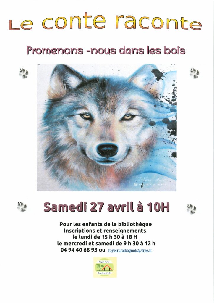 Affiche décorative, pour plus de renseignement : 04 94 40 68 93 ou foyerruralbagnols@free.fr